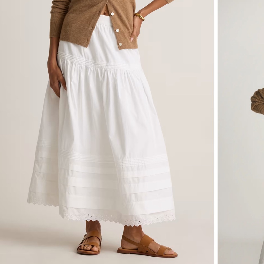 Quince White Skirt